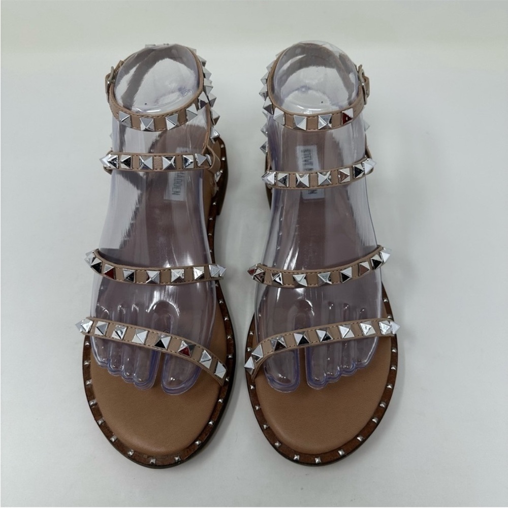 Steve Madden Travel Sandals Tan Ankle Strap Size 7